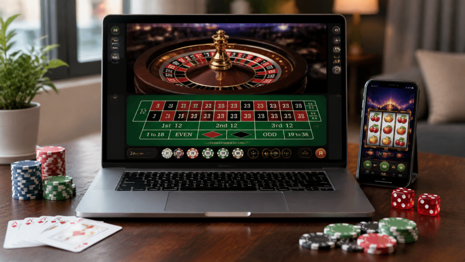 Best Online Casino Sites Singapore: A Practical Player Guide Laptop and phone displaying online casino games