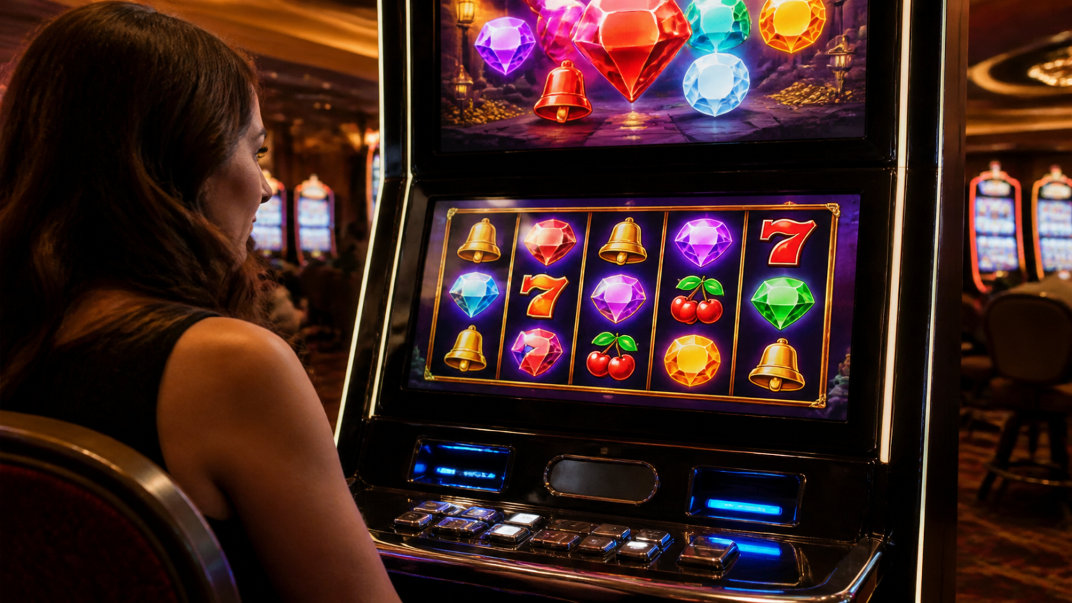 Game nổ hũ: Cách tìm hiểu và chơi có trách nhiệm Máy đánh bạc nổ hũ với các cuộn biểu tượng trong sòng bạc