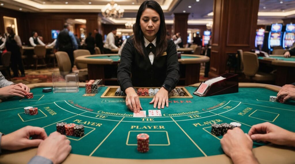 Tìm Hiểu Baccarat Trực Tuyến: Luật Chơi Và Mẹo Quản Lý Vốn Bàn chơi baccarat trực tuyến với các lá bài và chíp cược tại sòng bài