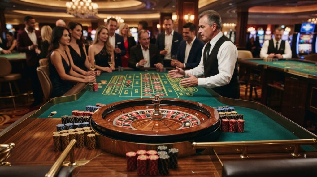 Casino Online Non AAMS per Giocatori Italiani: Guida Pratica โต๊ะรูเล็ตและชิปคาสิโนในบรรยากาศหรูหราสำหรับบริการเกมออนไลน์